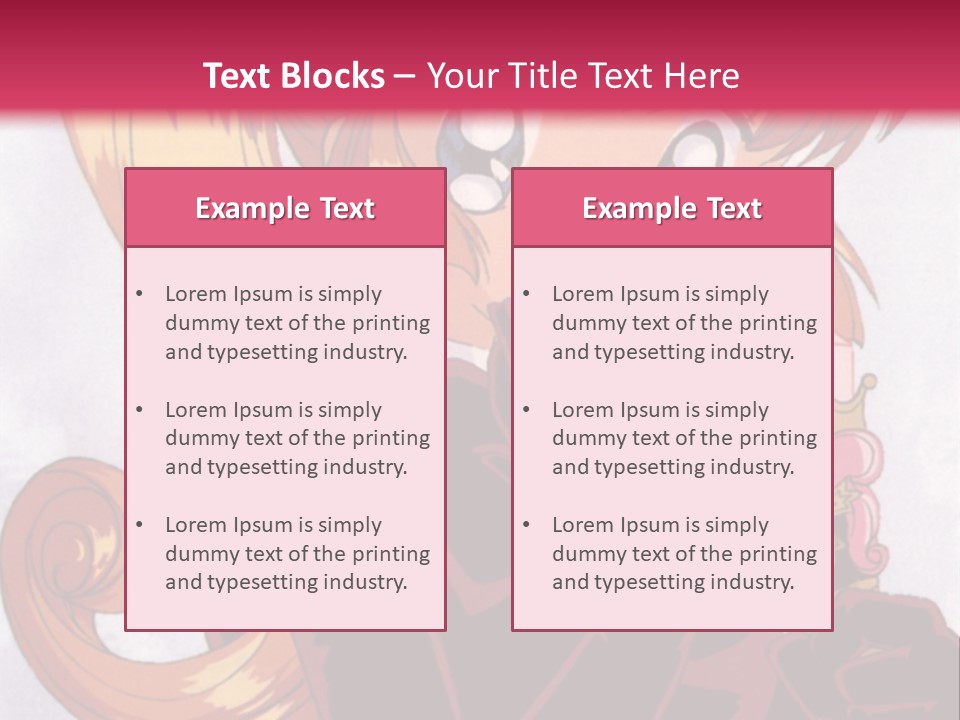 A Woman In A Pink Dress Holding A Rose PowerPoint Template
