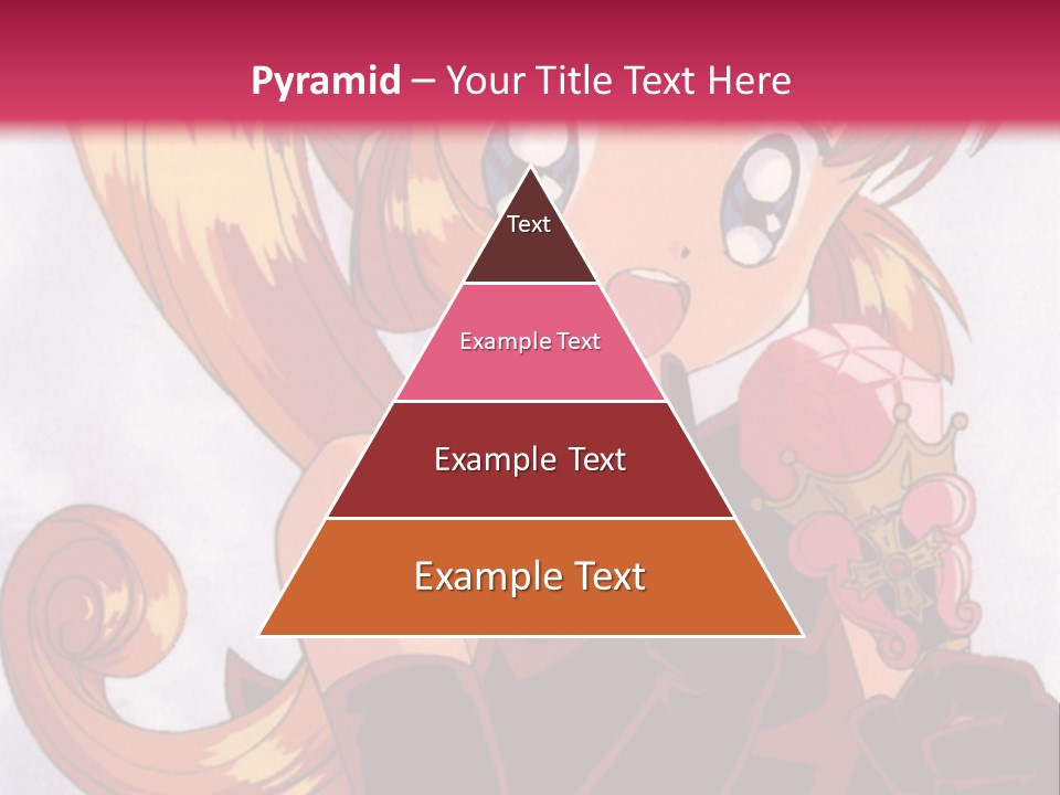 A Woman In A Pink Dress Holding A Rose PowerPoint Template