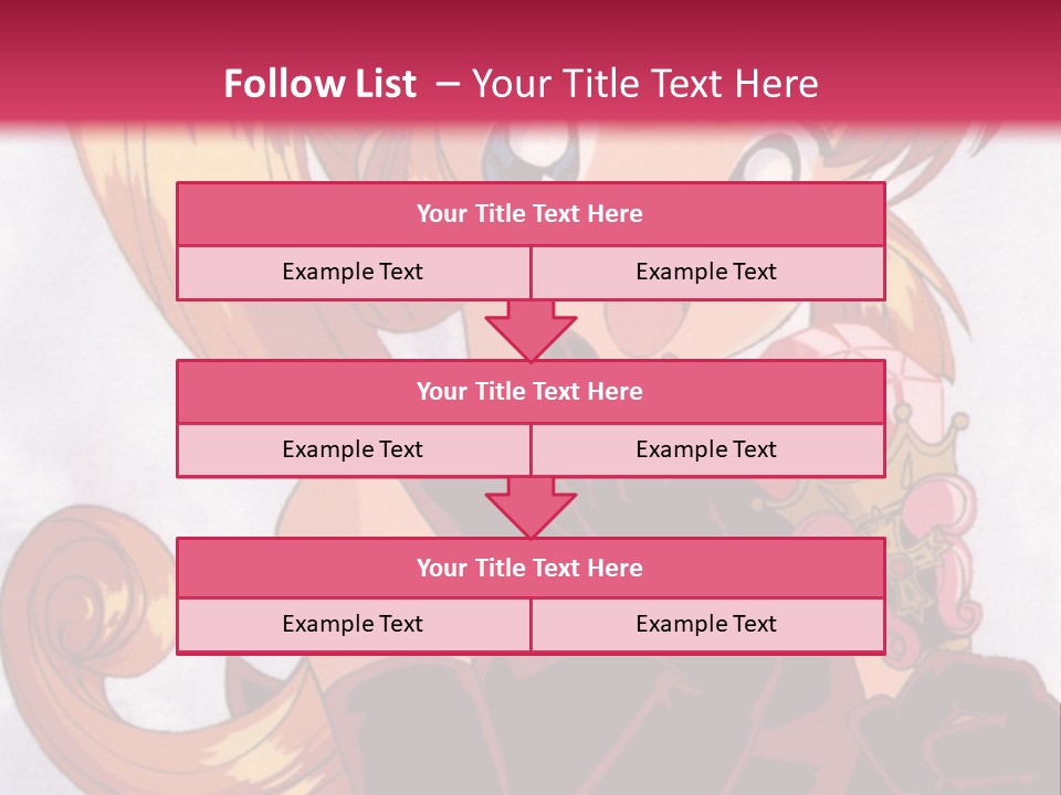 A Woman In A Pink Dress Holding A Rose PowerPoint Template