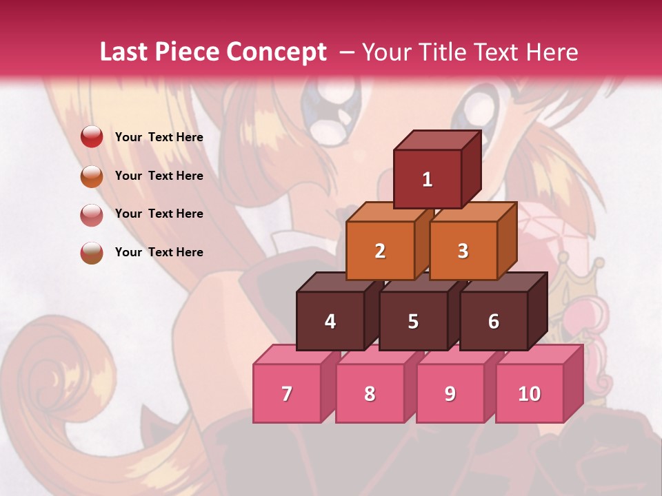 A Woman In A Pink Dress Holding A Rose PowerPoint Template