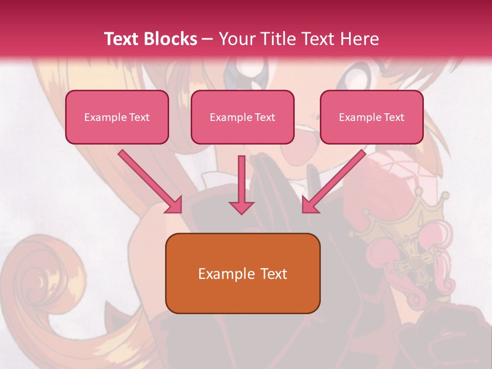 A Woman In A Pink Dress Holding A Rose PowerPoint Template