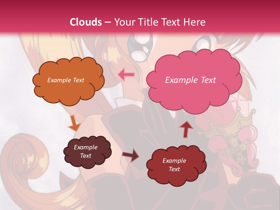 A Woman In A Pink Dress Holding A Rose PowerPoint Template