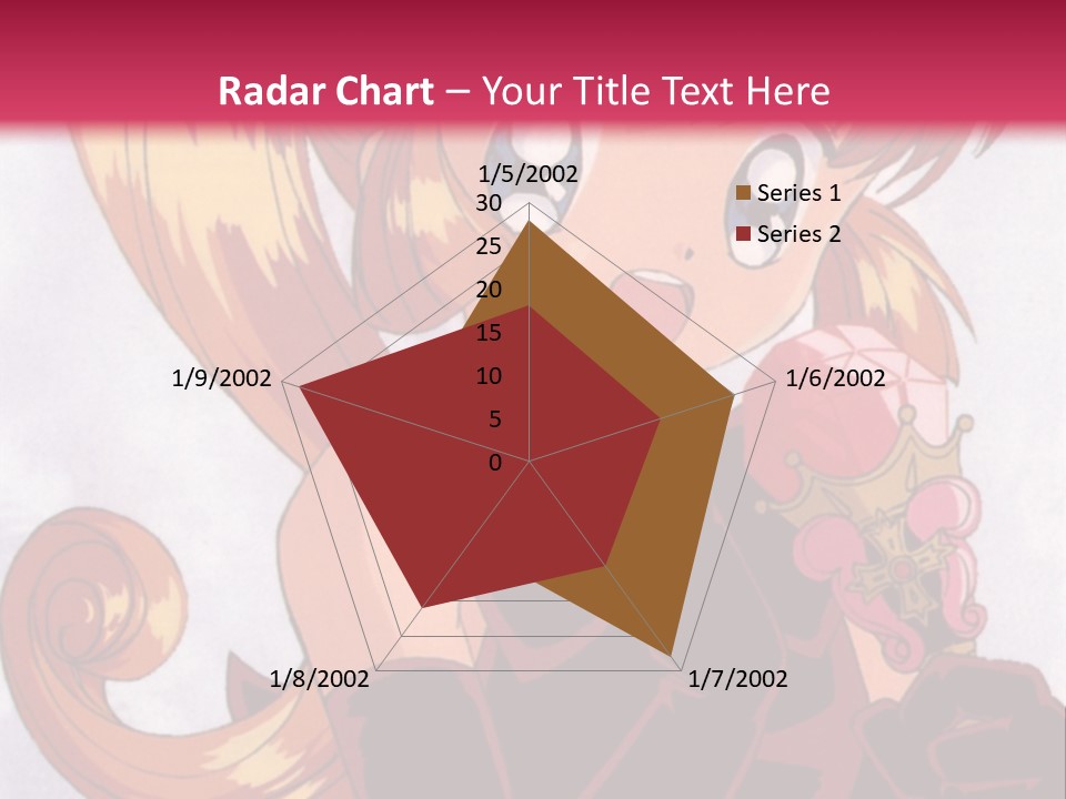 A Woman In A Pink Dress Holding A Rose PowerPoint Template