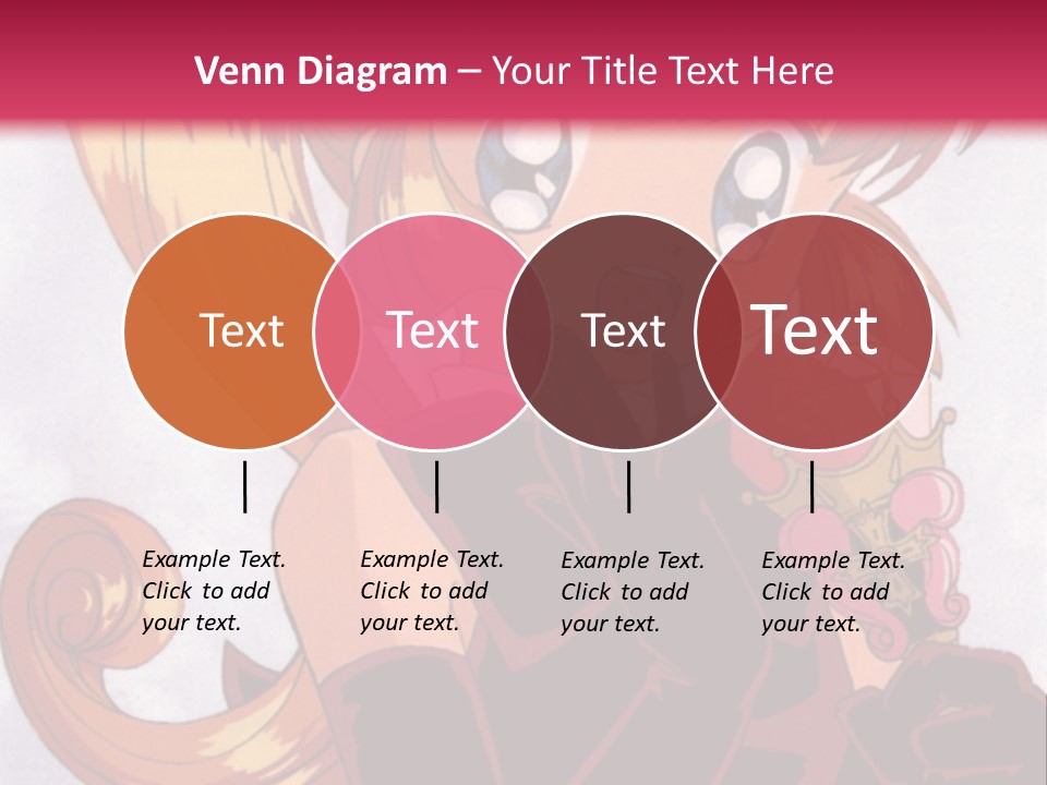 A Woman In A Pink Dress Holding A Rose PowerPoint Template