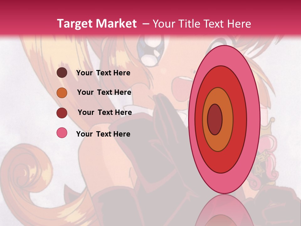 A Woman In A Pink Dress Holding A Rose PowerPoint Template