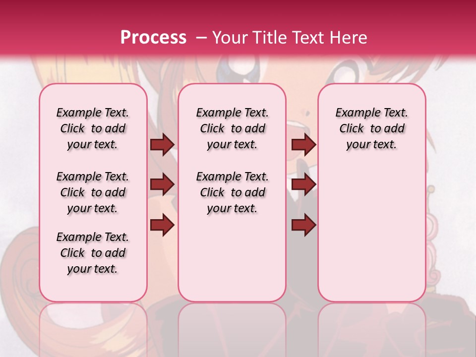 A Woman In A Pink Dress Holding A Rose PowerPoint Template