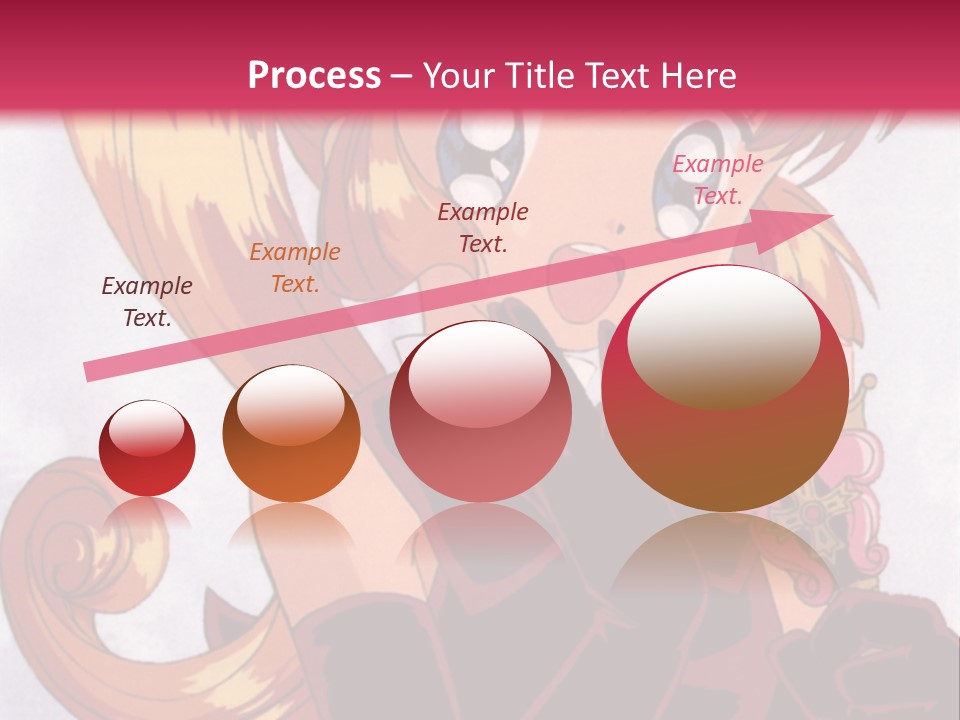 A Woman In A Pink Dress Holding A Rose PowerPoint Template