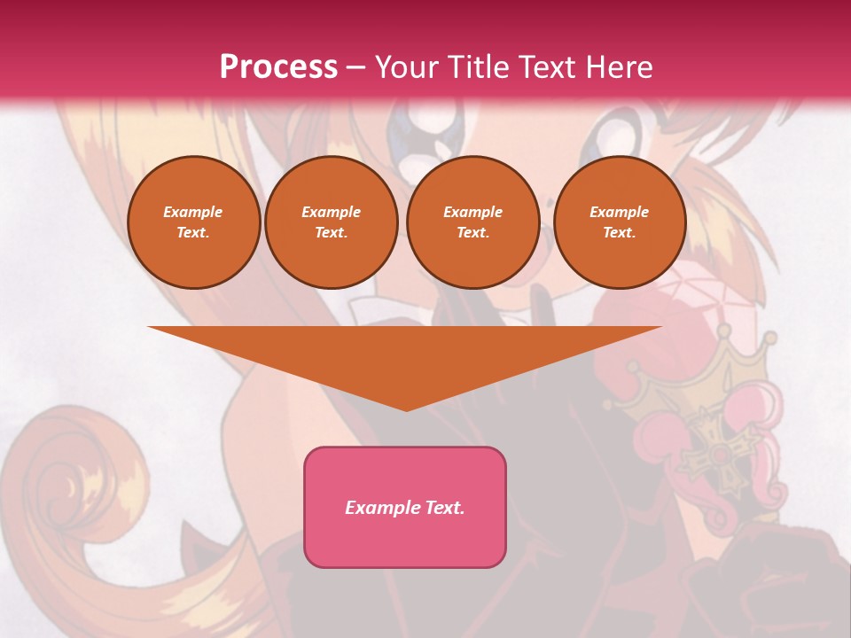 A Woman In A Pink Dress Holding A Rose PowerPoint Template