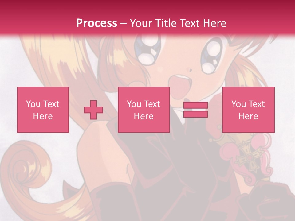 A Woman In A Pink Dress Holding A Rose PowerPoint Template