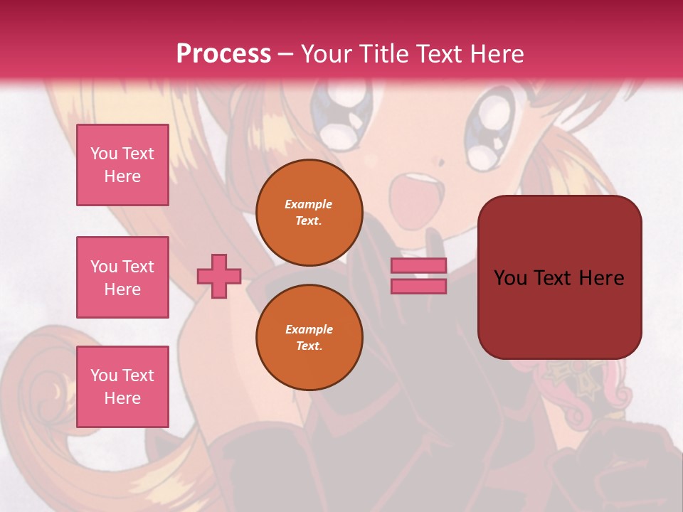 A Woman In A Pink Dress Holding A Rose PowerPoint Template