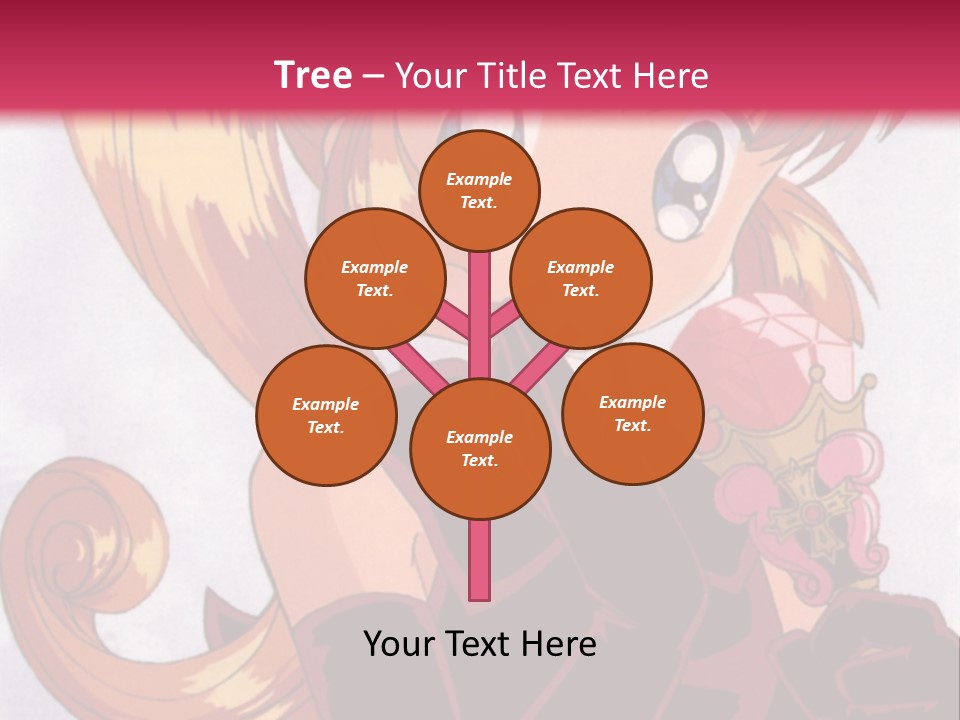 A Woman In A Pink Dress Holding A Rose PowerPoint Template