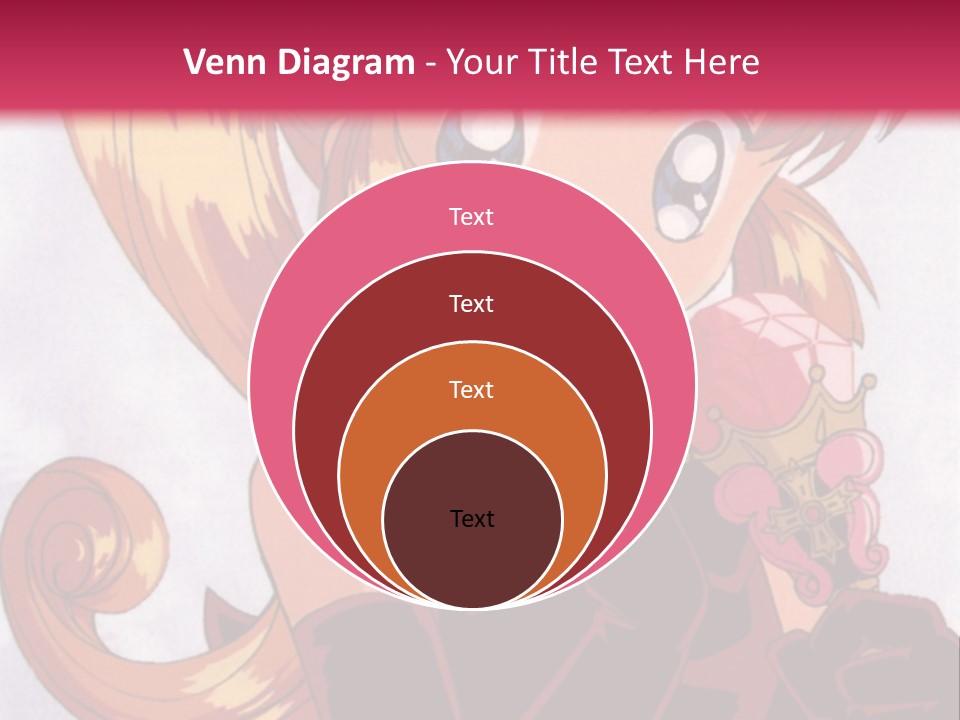 A Woman In A Pink Dress Holding A Rose PowerPoint Template