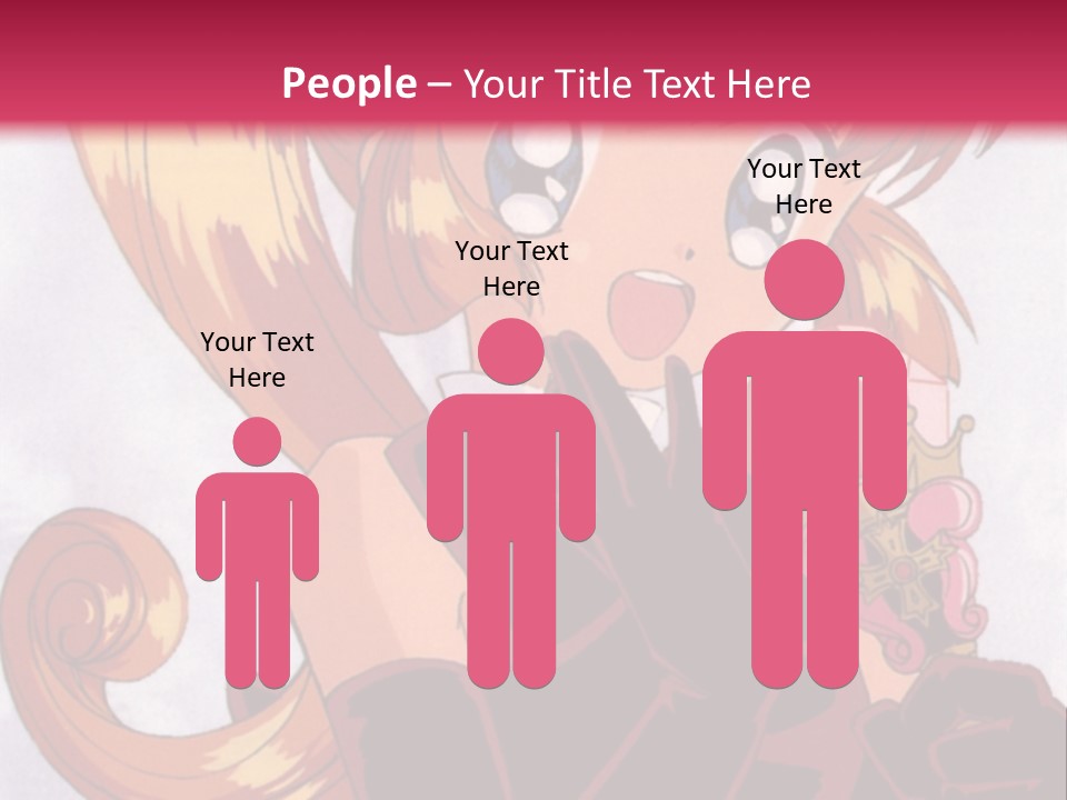 A Woman In A Pink Dress Holding A Rose PowerPoint Template