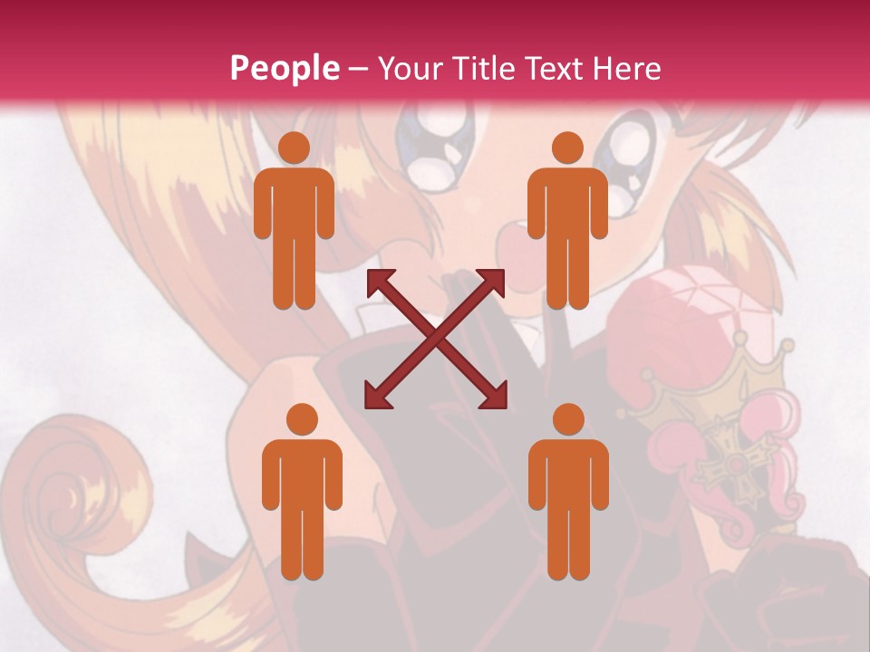 A Woman In A Pink Dress Holding A Rose PowerPoint Template