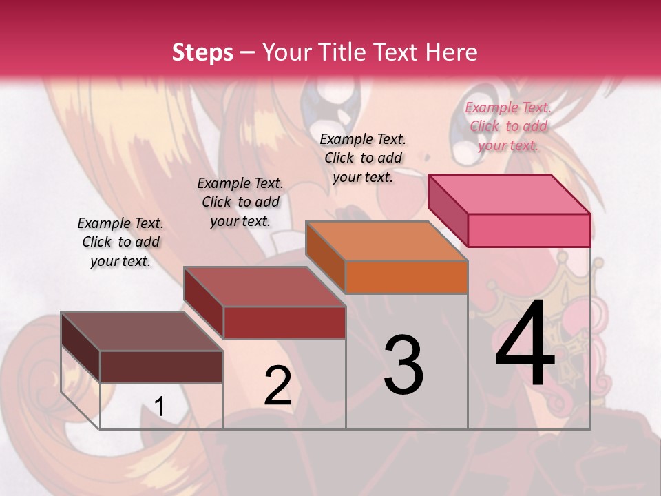 A Woman In A Pink Dress Holding A Rose PowerPoint Template