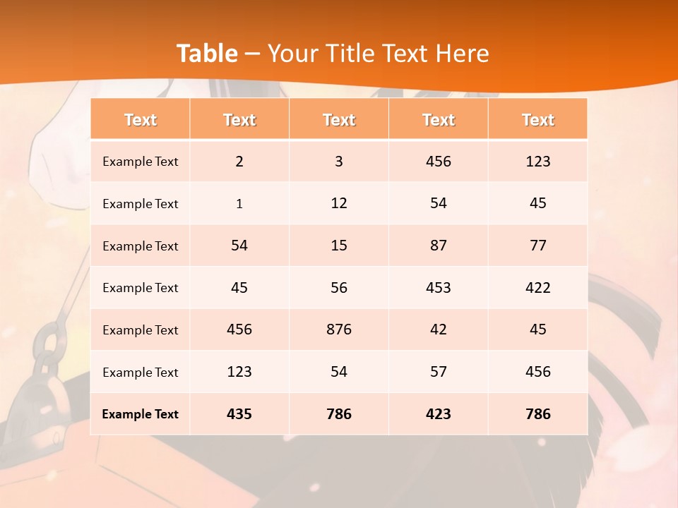 A Girl Sitting On A Swing With A Sword In Her Hand PowerPoint Template