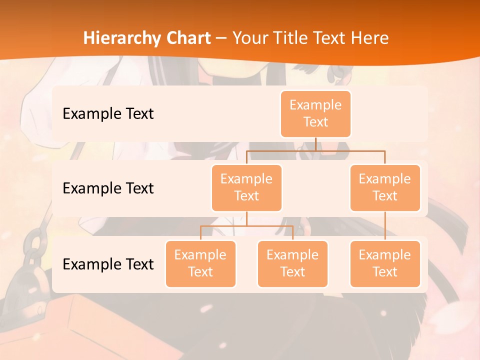 A Girl Sitting On A Swing With A Sword In Her Hand PowerPoint Template