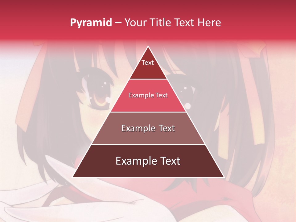A Anime Girl With A Knife In Her Hand PowerPoint Template