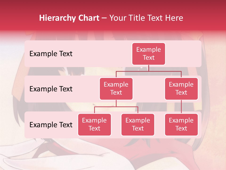 A Anime Girl With A Knife In Her Hand PowerPoint Template