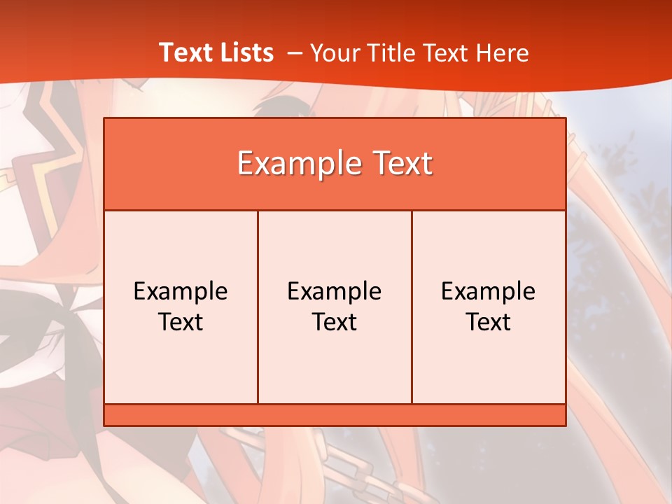 A Girl With Long Hair Is Standing In Front Of A Red Wall PowerPoint Template