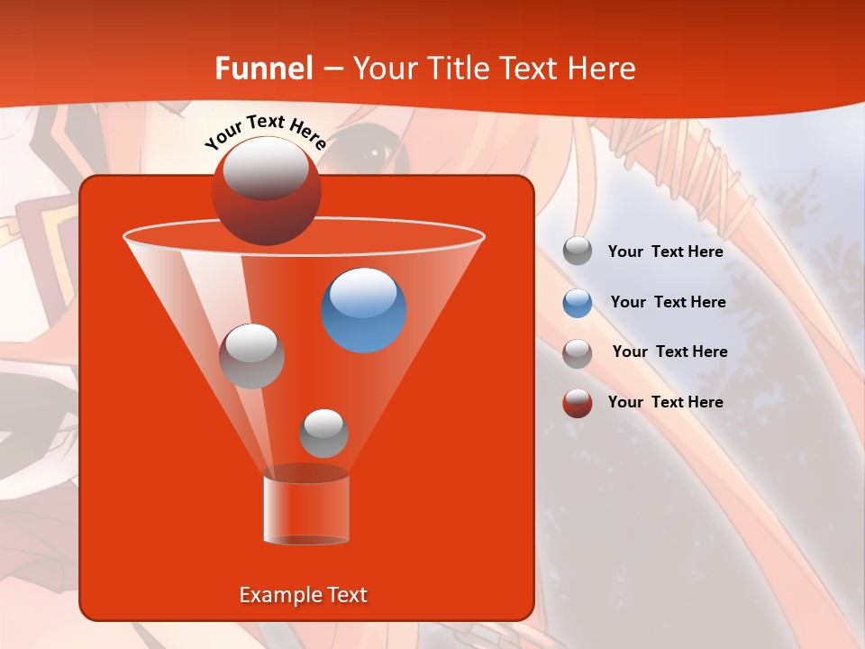 A Girl With Long Hair Is Standing In Front Of A Red Wall PowerPoint Template