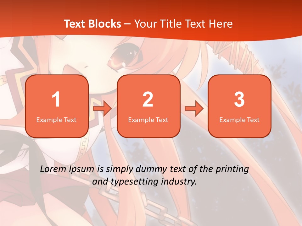 A Girl With Long Hair Is Standing In Front Of A Red Wall PowerPoint Template