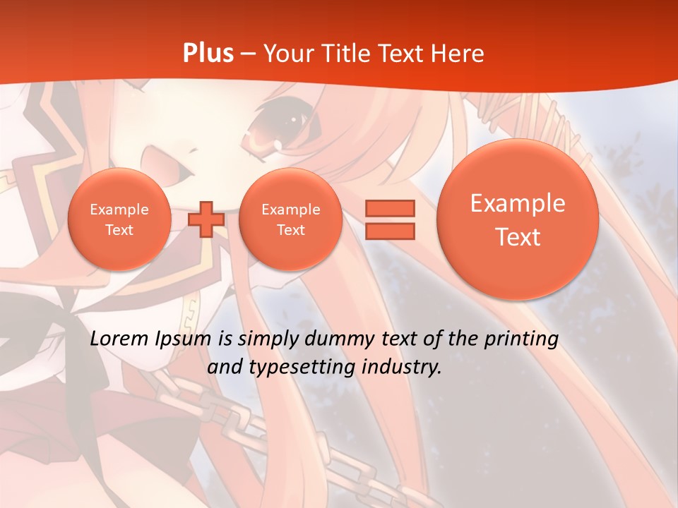 A Girl With Long Hair Is Standing In Front Of A Red Wall PowerPoint Template