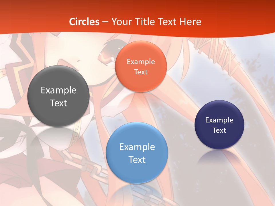 A Girl With Long Hair Is Standing In Front Of A Red Wall PowerPoint Template