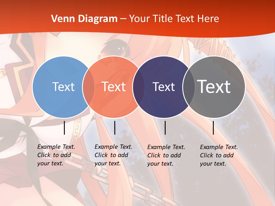 A Girl With Long Hair Is Standing In Front Of A Red Wall PowerPoint Template