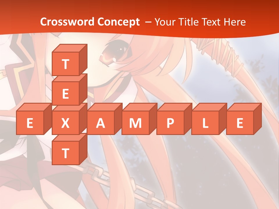 A Girl With Long Hair Is Standing In Front Of A Red Wall PowerPoint Template