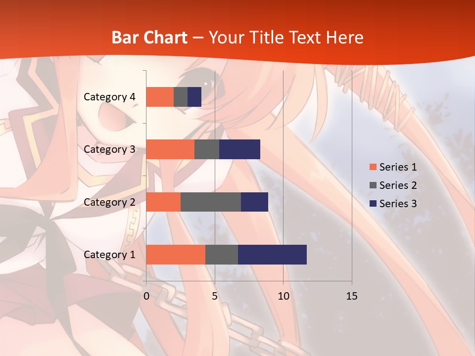 A Girl With Long Hair Is Standing In Front Of A Red Wall PowerPoint Template