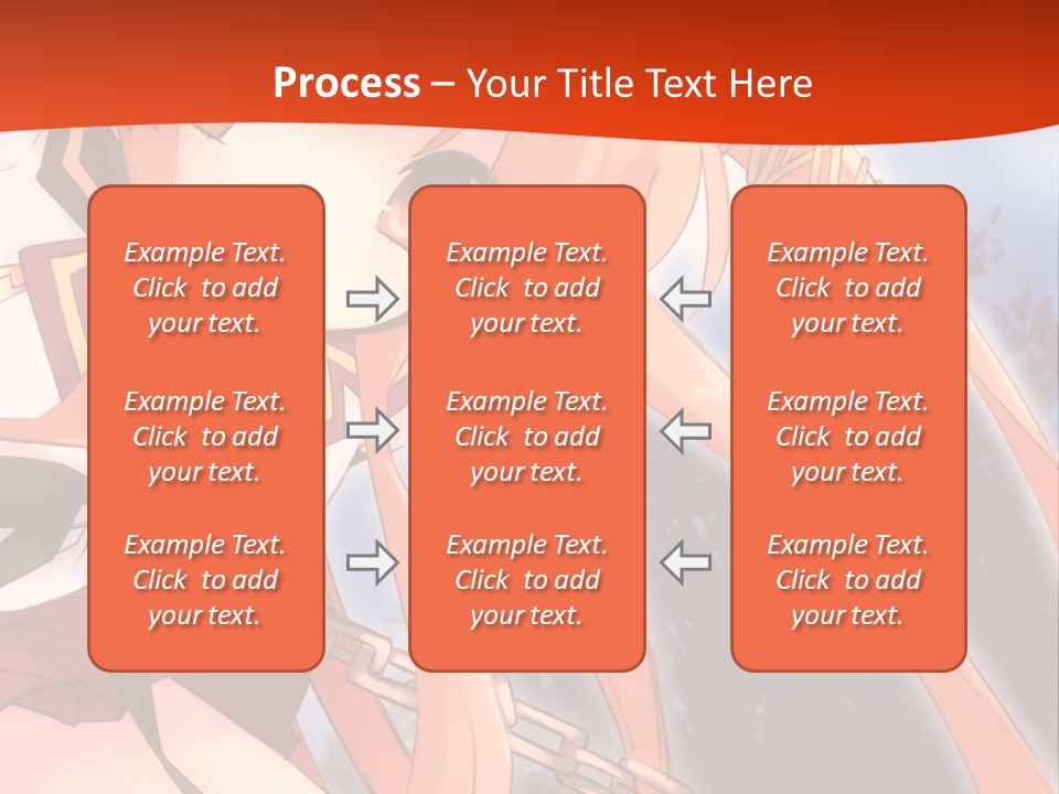 A Girl With Long Hair Is Standing In Front Of A Red Wall PowerPoint Template