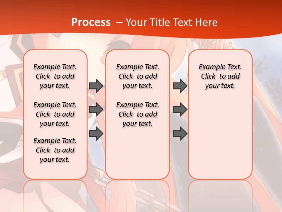 A Girl With Long Hair Is Standing In Front Of A Red Wall PowerPoint Template