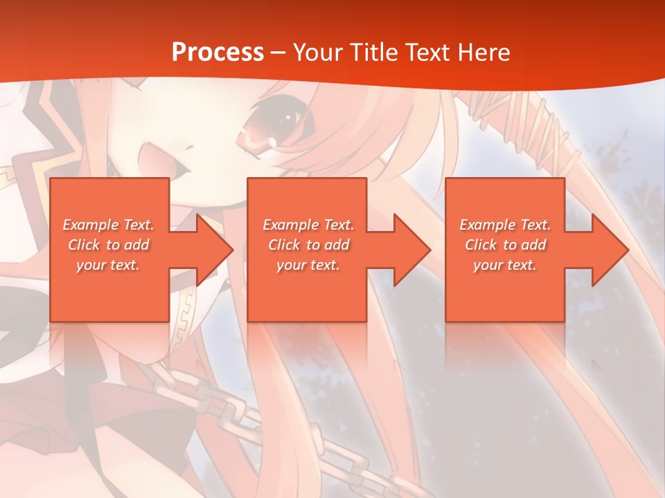 A Girl With Long Hair Is Standing In Front Of A Red Wall PowerPoint Template