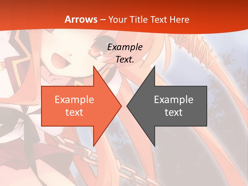 A Girl With Long Hair Is Standing In Front Of A Red Wall PowerPoint Template