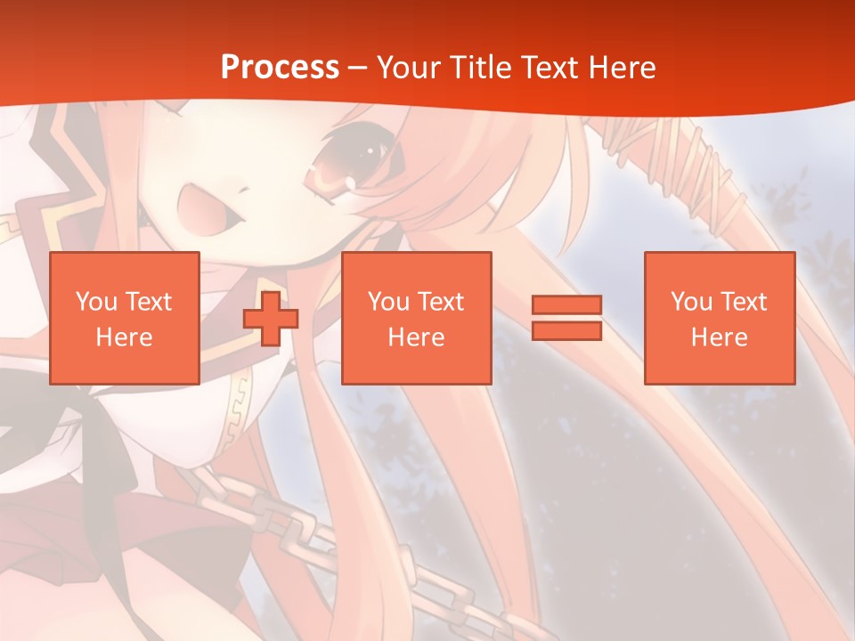 A Girl With Long Hair Is Standing In Front Of A Red Wall PowerPoint Template