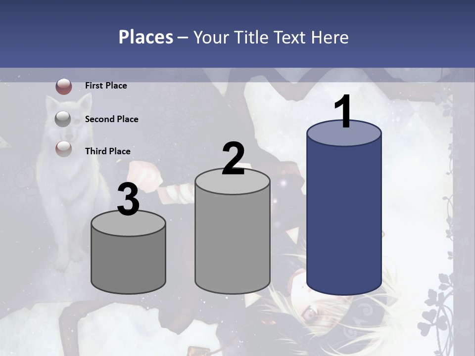 A Woman Laying On Top Of A Tree Next To A Cat PowerPoint Template