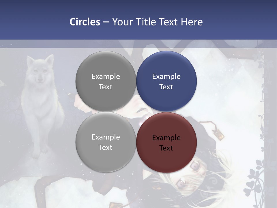 A Woman Laying On Top Of A Tree Next To A Cat PowerPoint Template