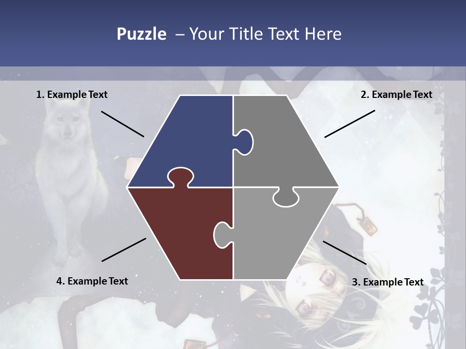 A Woman Laying On Top Of A Tree Next To A Cat PowerPoint Template