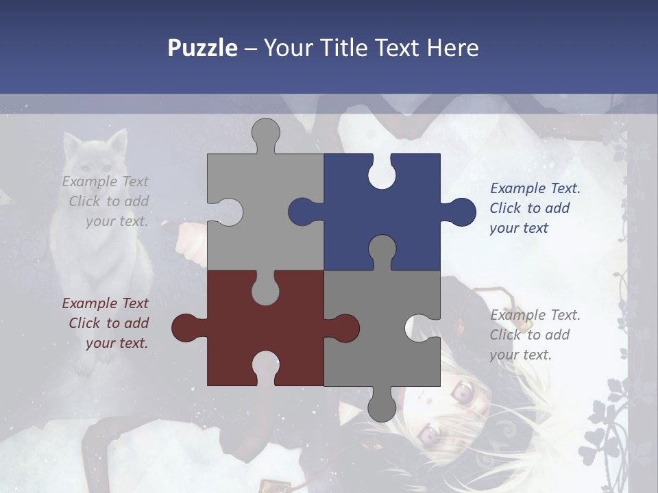 A Woman Laying On Top Of A Tree Next To A Cat PowerPoint Template