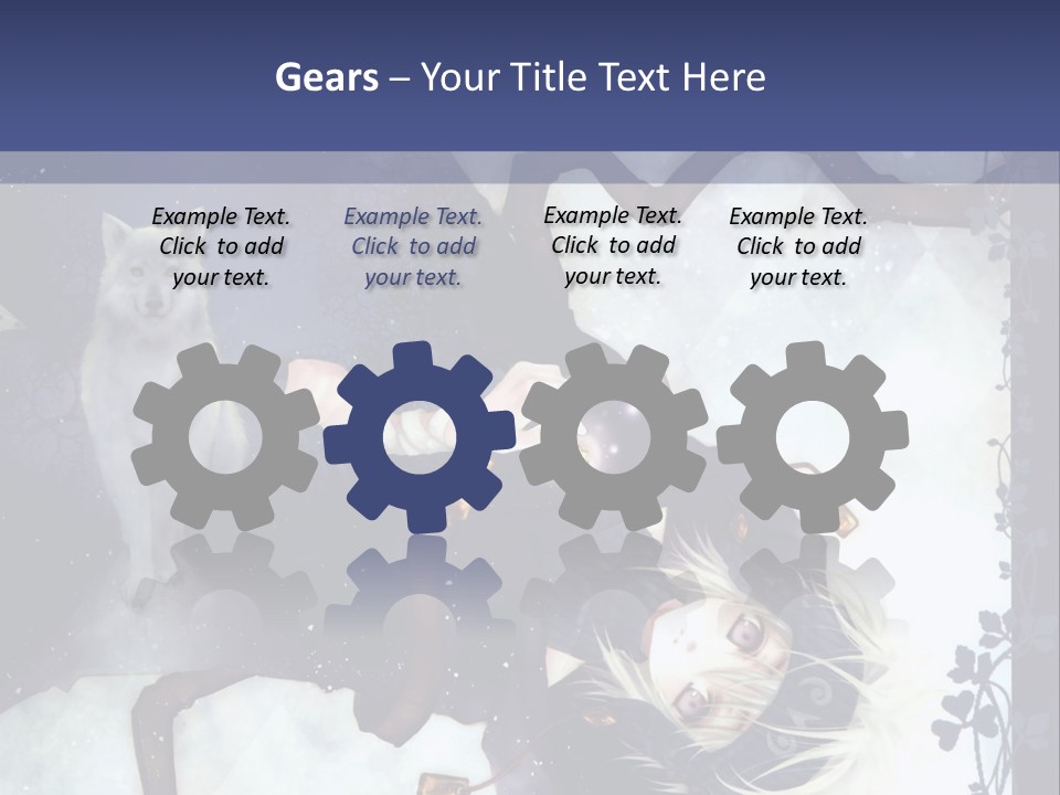 A Woman Laying On Top Of A Tree Next To A Cat PowerPoint Template