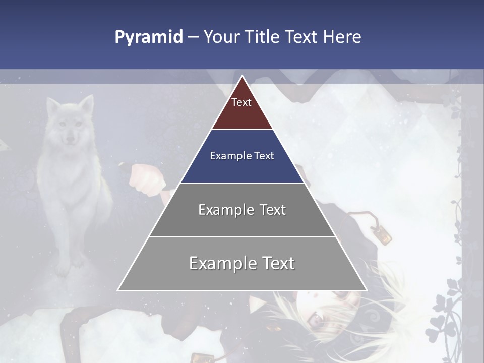 A Woman Laying On Top Of A Tree Next To A Cat PowerPoint Template