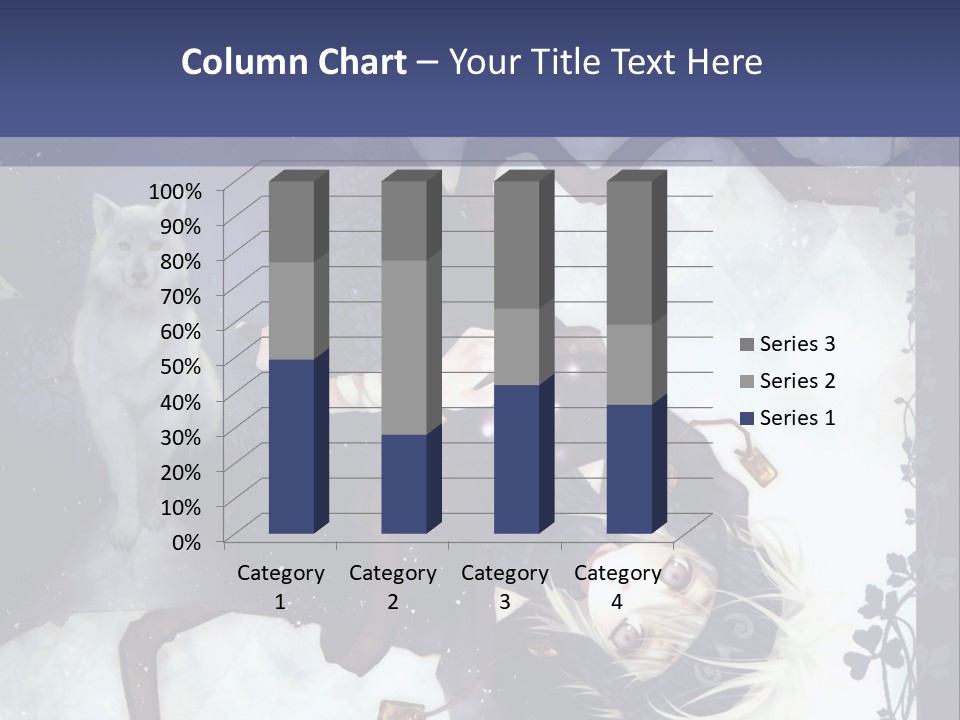 A Woman Laying On Top Of A Tree Next To A Cat PowerPoint Template