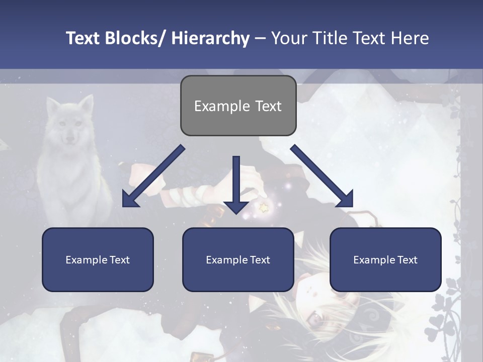 A Woman Laying On Top Of A Tree Next To A Cat PowerPoint Template