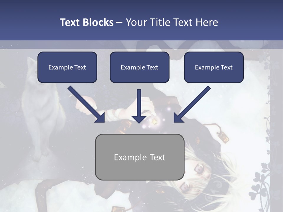 A Woman Laying On Top Of A Tree Next To A Cat PowerPoint Template