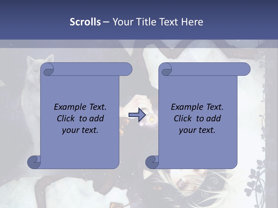 A Woman Laying On Top Of A Tree Next To A Cat PowerPoint Template