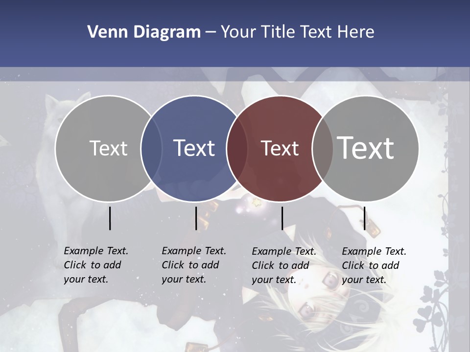 A Woman Laying On Top Of A Tree Next To A Cat PowerPoint Template