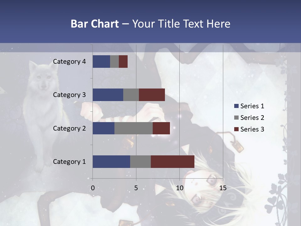 A Woman Laying On Top Of A Tree Next To A Cat PowerPoint Template