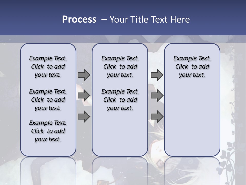 A Woman Laying On Top Of A Tree Next To A Cat PowerPoint Template