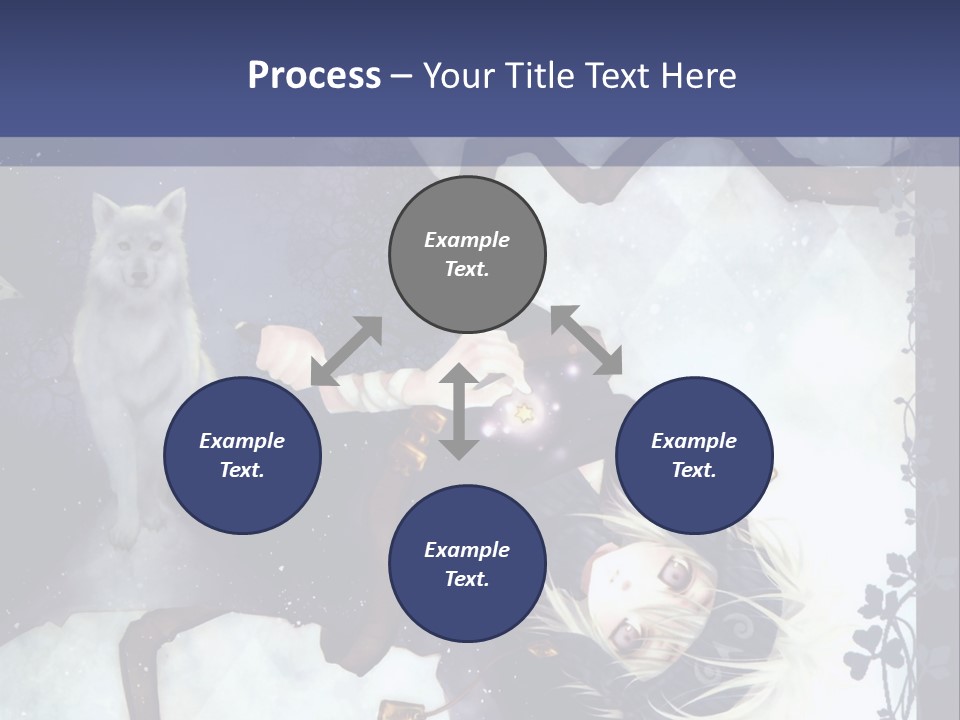 A Woman Laying On Top Of A Tree Next To A Cat PowerPoint Template